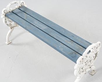 TRÄDGÅRDSBÄNK, Melins Metall, 1900-talets andra hälft.