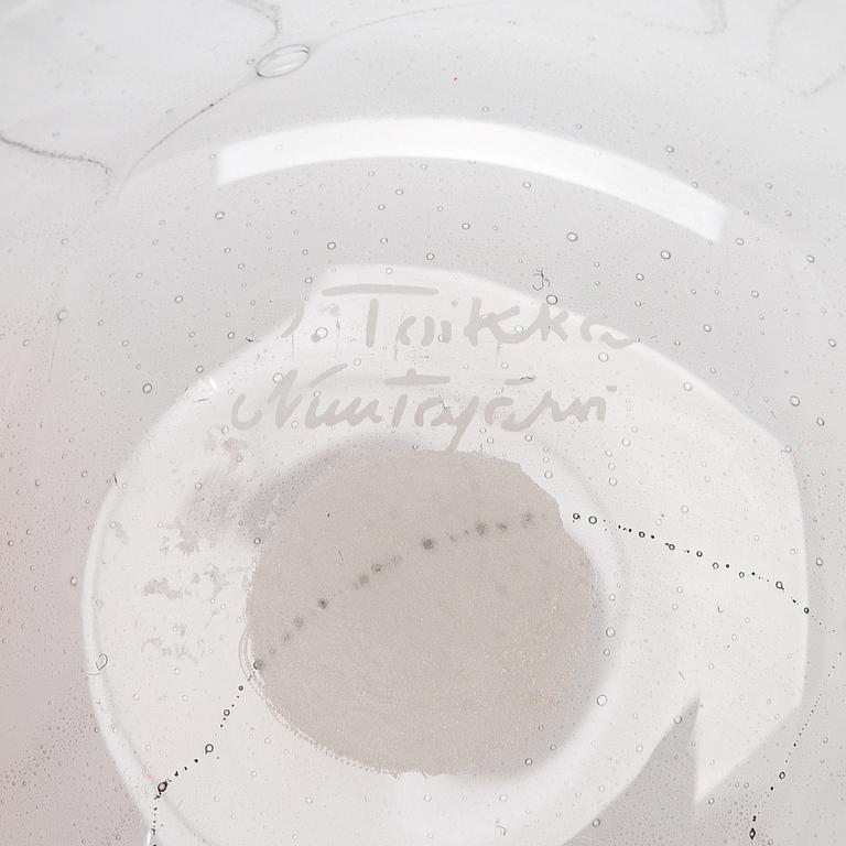 Oiva Toikka, glasskulptur, signerad O. Toikka Nuutajärvi.