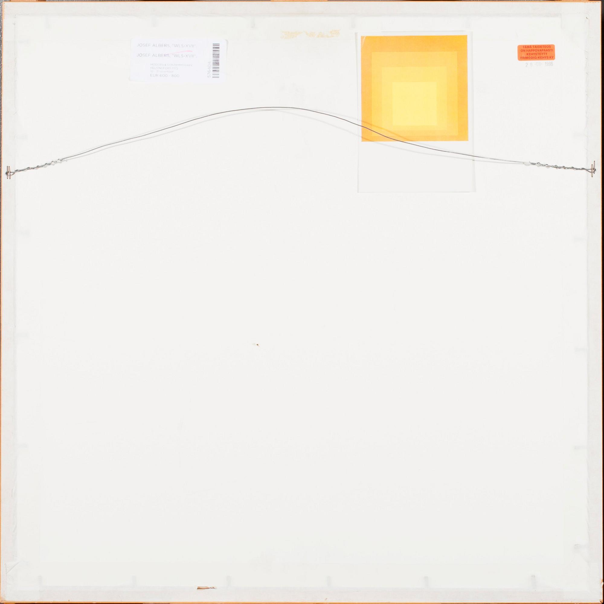 Josef Albers, "WLS-XVII".