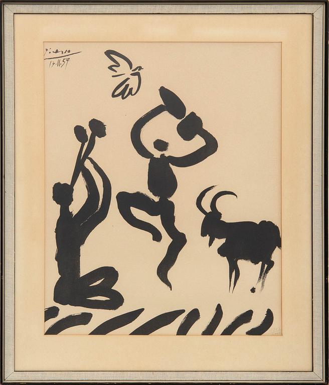 Pablo Picasso, after, “The Dance of the Shepherd” / "Faun and the Goat".