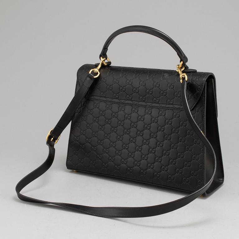 GUCCI, väska, "Padlock medium Gucci Signature top handle bag".