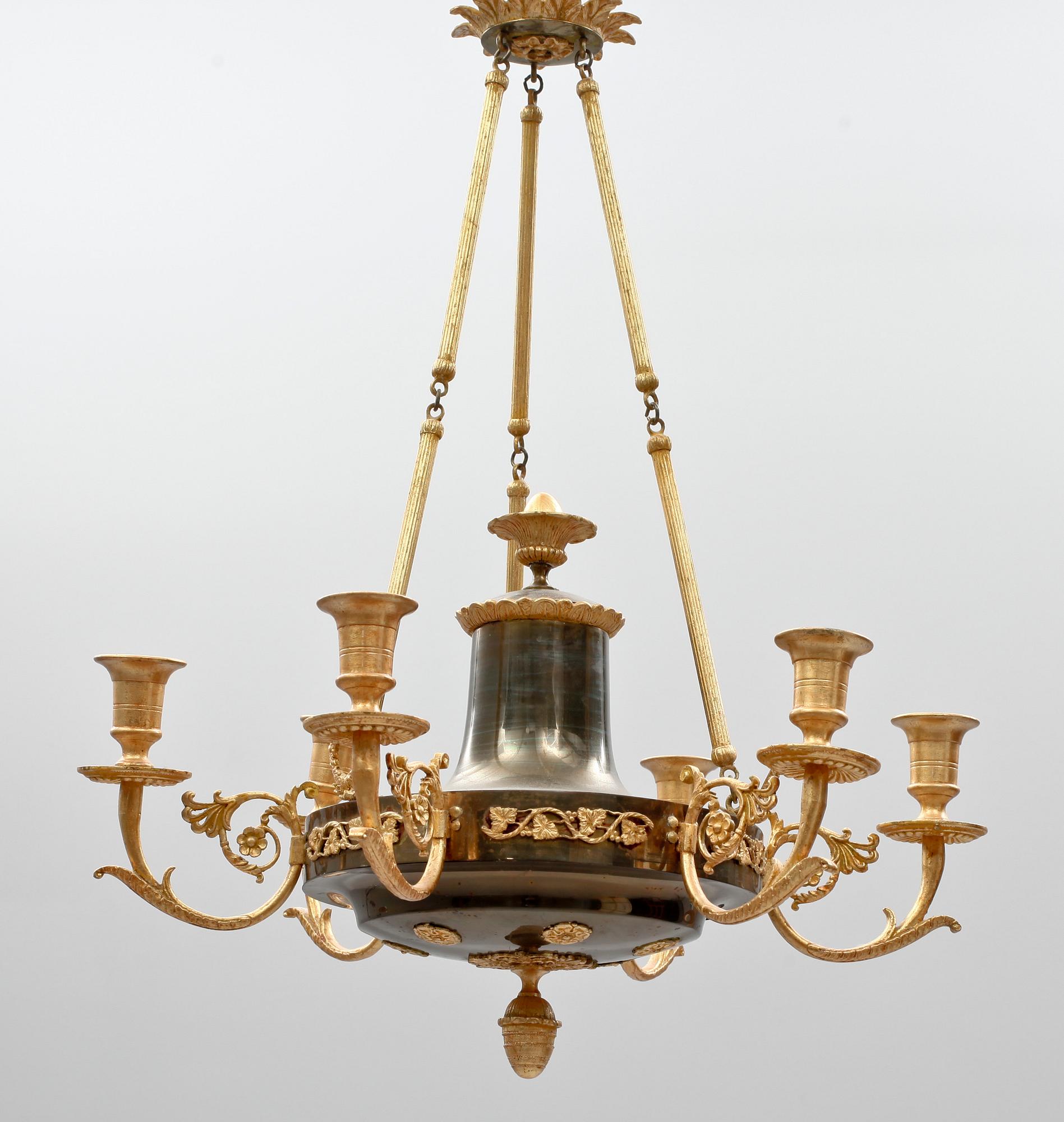 TAKAMPEL, senempire, möjligen Kihlberg, Stockholm. 1800/1900-tal.