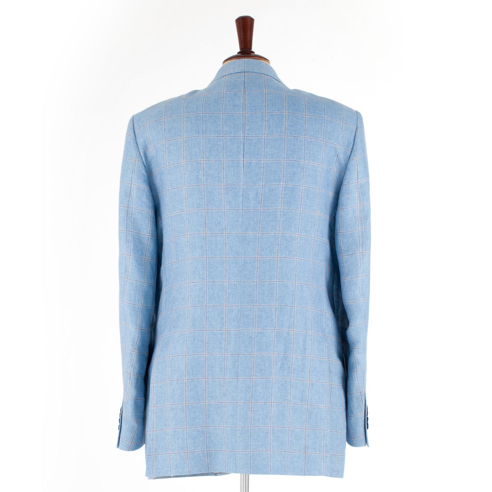 ROSE & BORN, a light blue linnen jacket. Size 50.