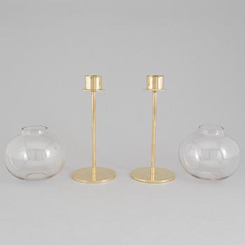 Two Hans-agne Jakobsson candle lanterns, for Markaryd, second half of the 20th century.
