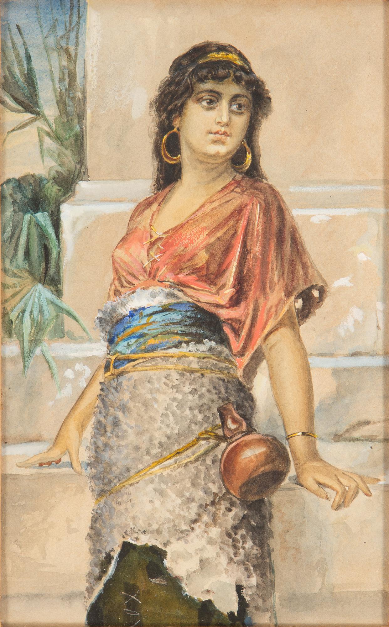 UNKNOWN ARTISTS, two watercolours from late 19th century.