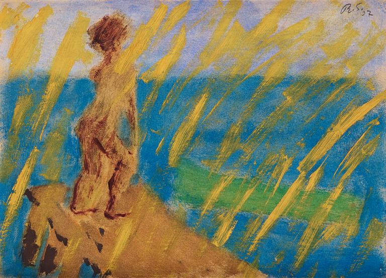 Ragnar Sandberg, Bather in the sun.