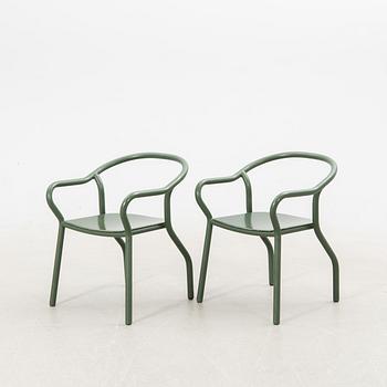 Jonas Wagell, chairs, 6 pcs, "Montmartre", Mitab, 1970s/80s.