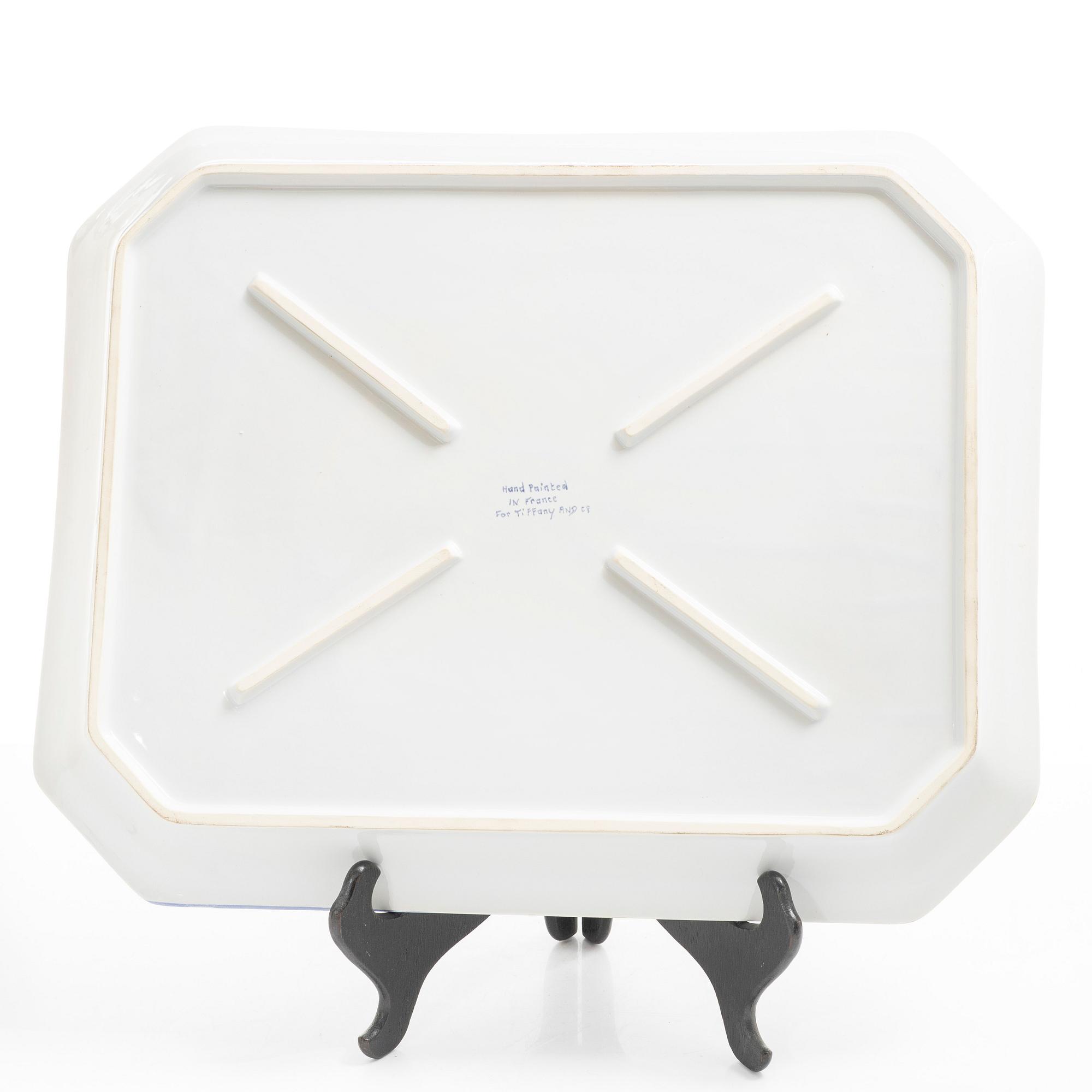 Bricka, fajans, Tiffany & Co.