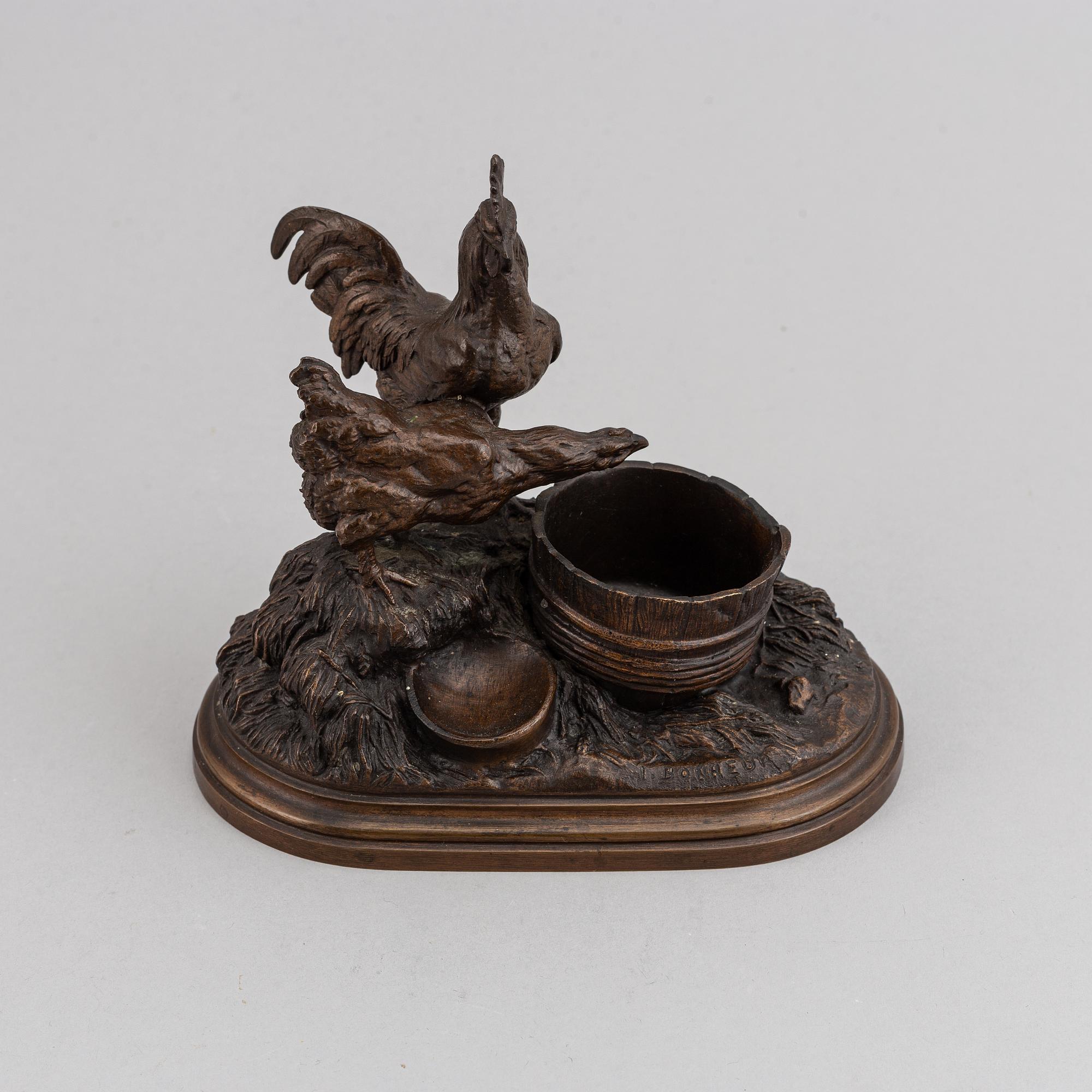ISIDORE BONHEUR, a bronze sculpture.
