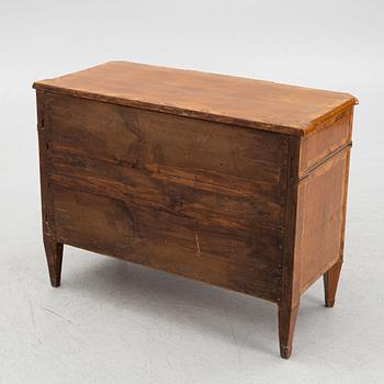 Chest of drawers in Gustavian style, second half of the 19th century.