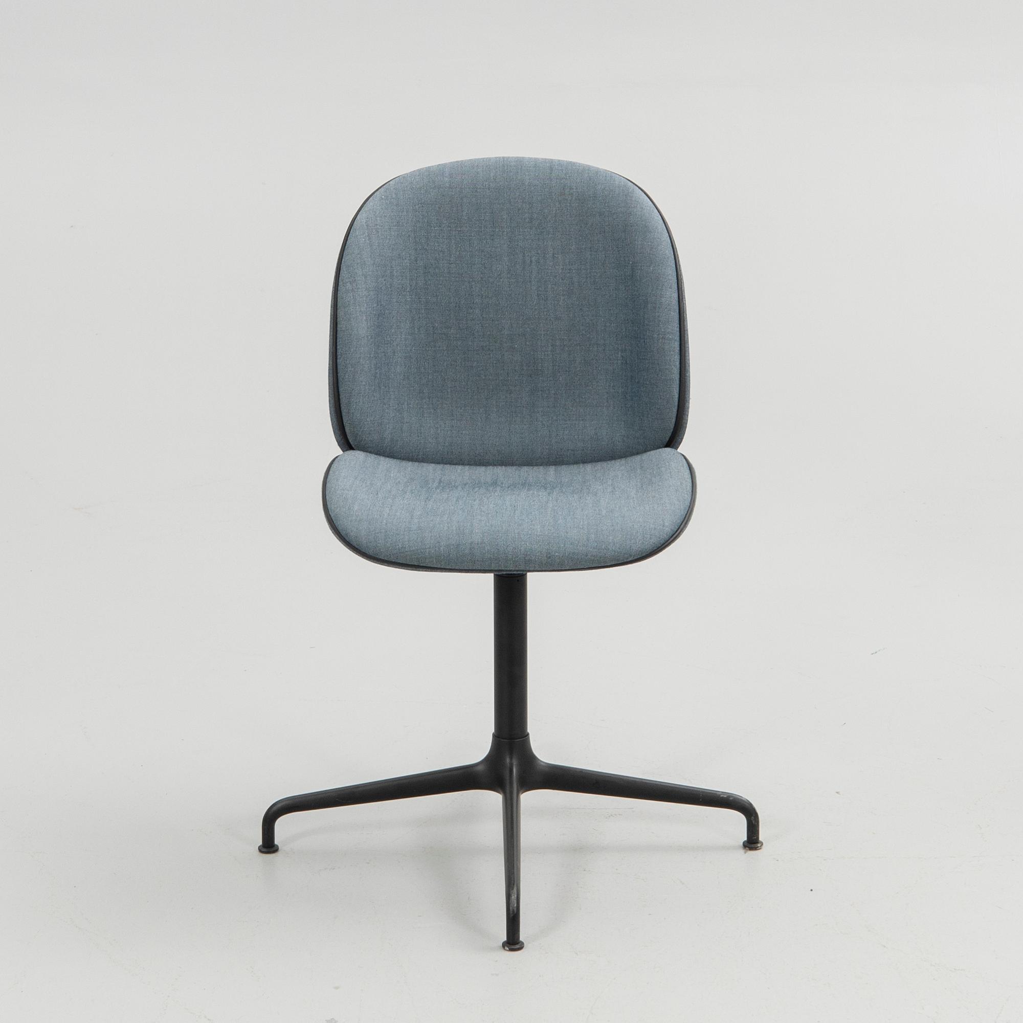GamFratesi, chairs, a pair, "Beetle Meeting Chair", Gubi, Denmark.