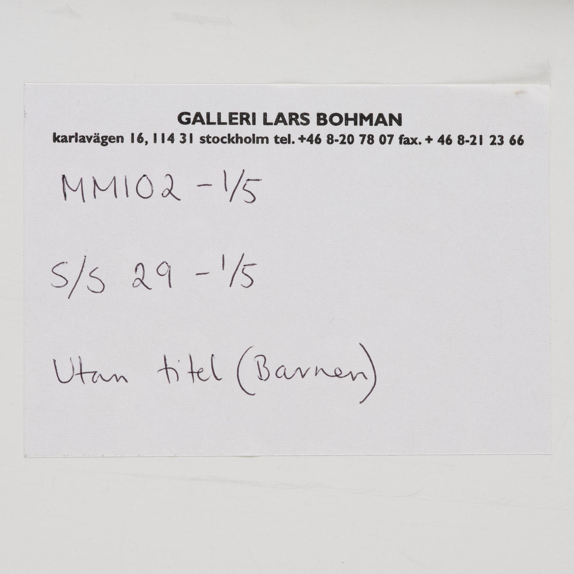 Maria Miesenberger, "Utan titel (Barnen)", 1993.