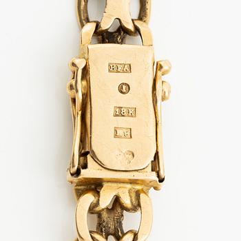 Bracelet, 18K gold, x-link.