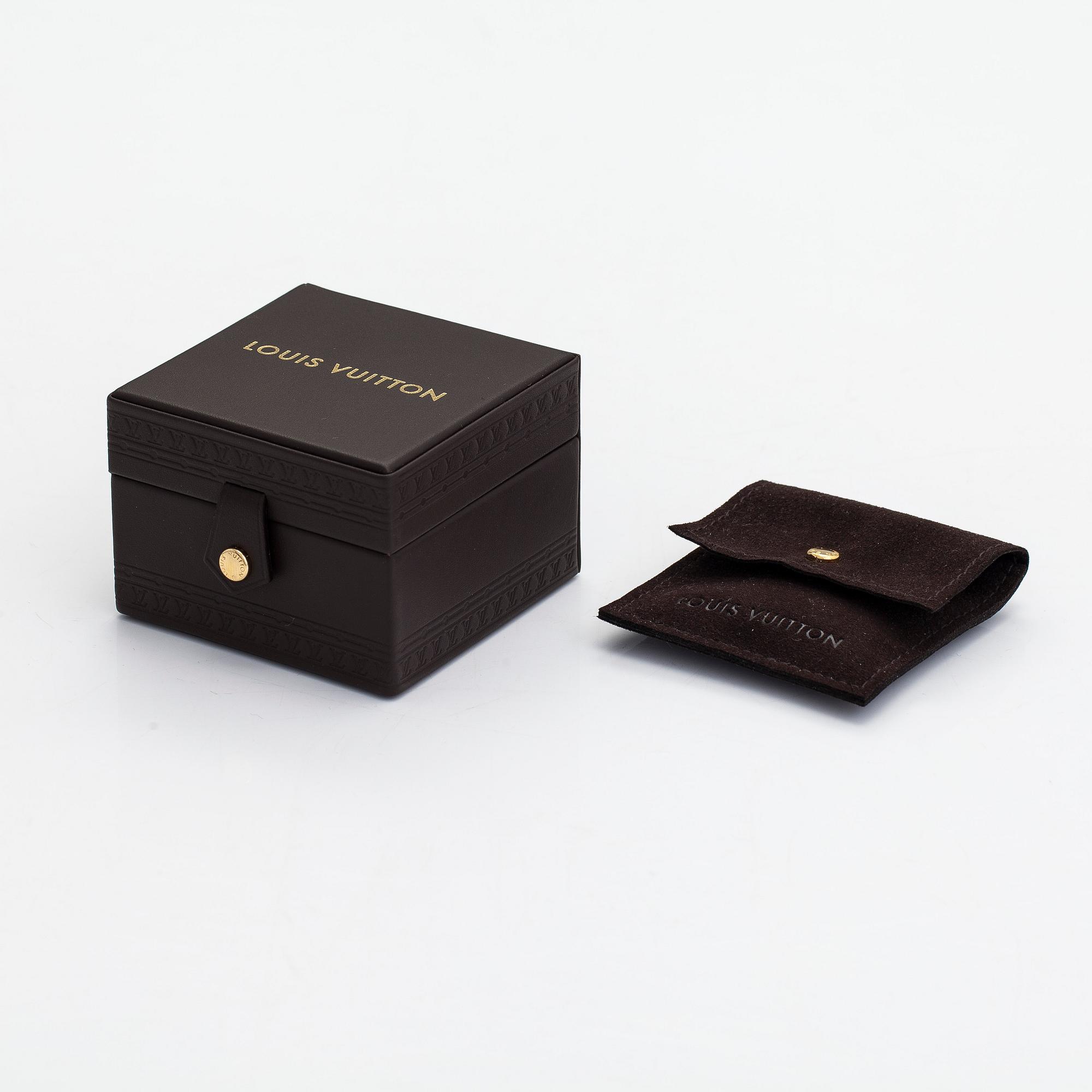 Louis Vuitton, an 18K gold 'Empreinte' ring with diamonds.
