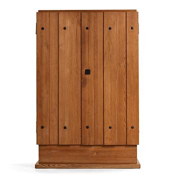 Axel Einar Hjorth, a 'Lovö' stained pine cabinet, Nordiska Kompaniet, Sweden 1930's.