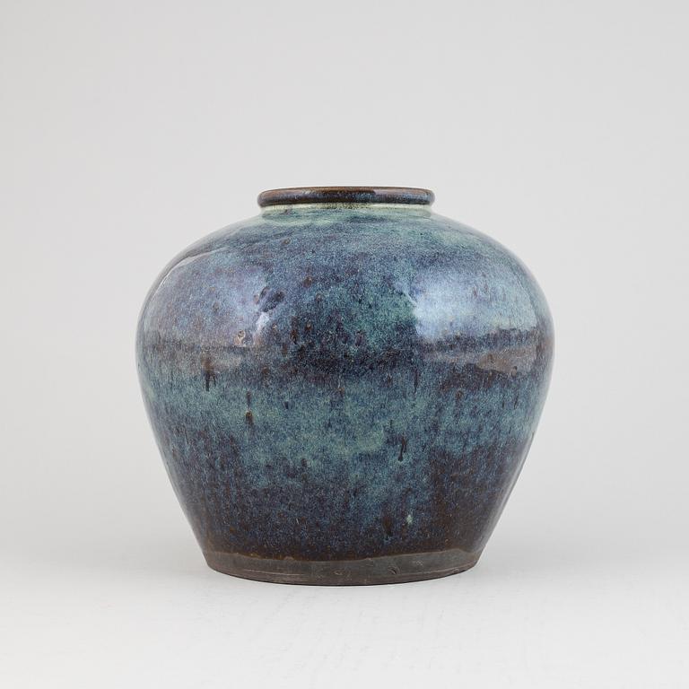 Urna, glaserat stengods, Kina, 1800-tal.