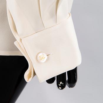 CHANEL, Three Vintage Silk Blouses.
