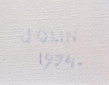 EINAR JOLIN, olja på duk, sign o dat 1974.