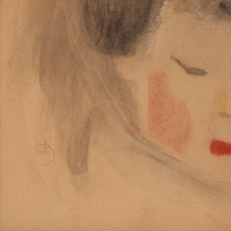 Helene Schjerfbeck, "Kinesiskt barn" (Chinese child).