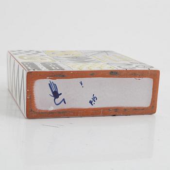 Stig Lindberg, fajanser, 3 st, Gustavsberg Studio.