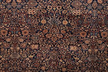 A Kashan 'Mohtasham' carpet, ca 434 x 319 cm.