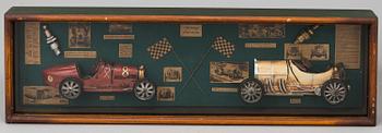 DIORAMA, The history of car racing, modern.