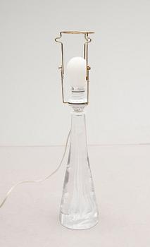 BORDSLAMPA, glas, Vicke Lindstrand, Kosta, 1900-talets mitt, osignerad.