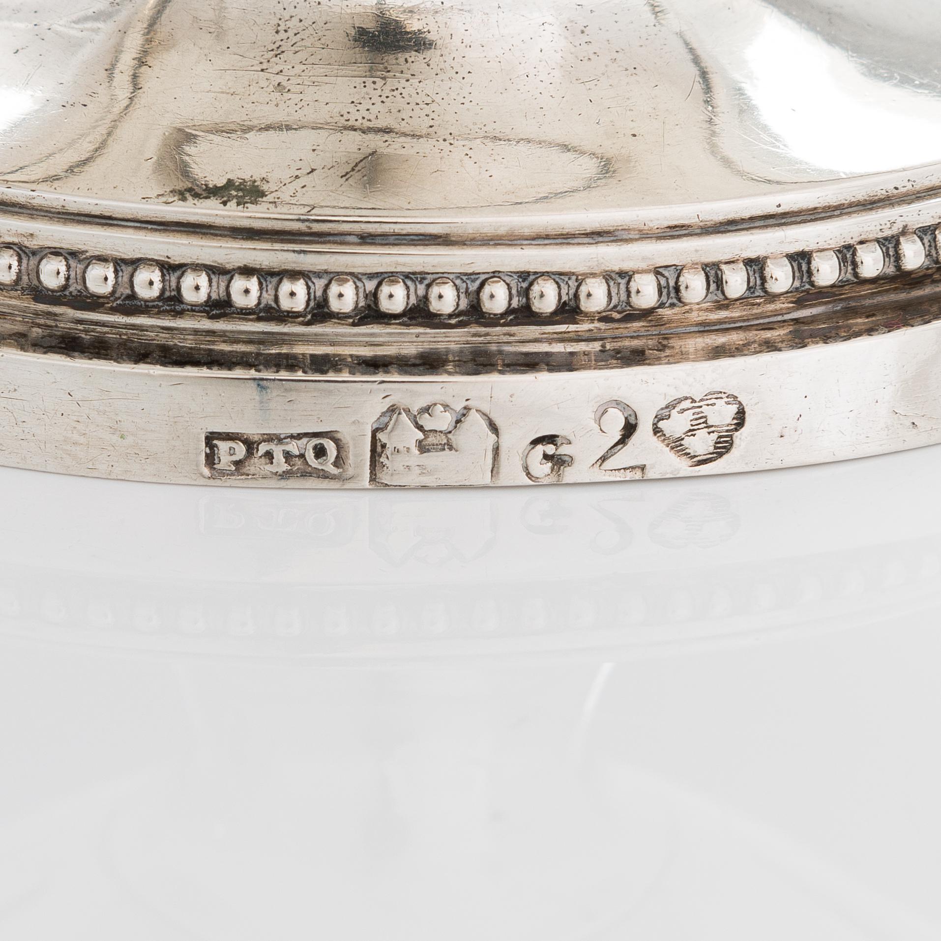 Petter Törnqvist, sockerskål, silver, Tavastehus 1789. Gustaviansk.