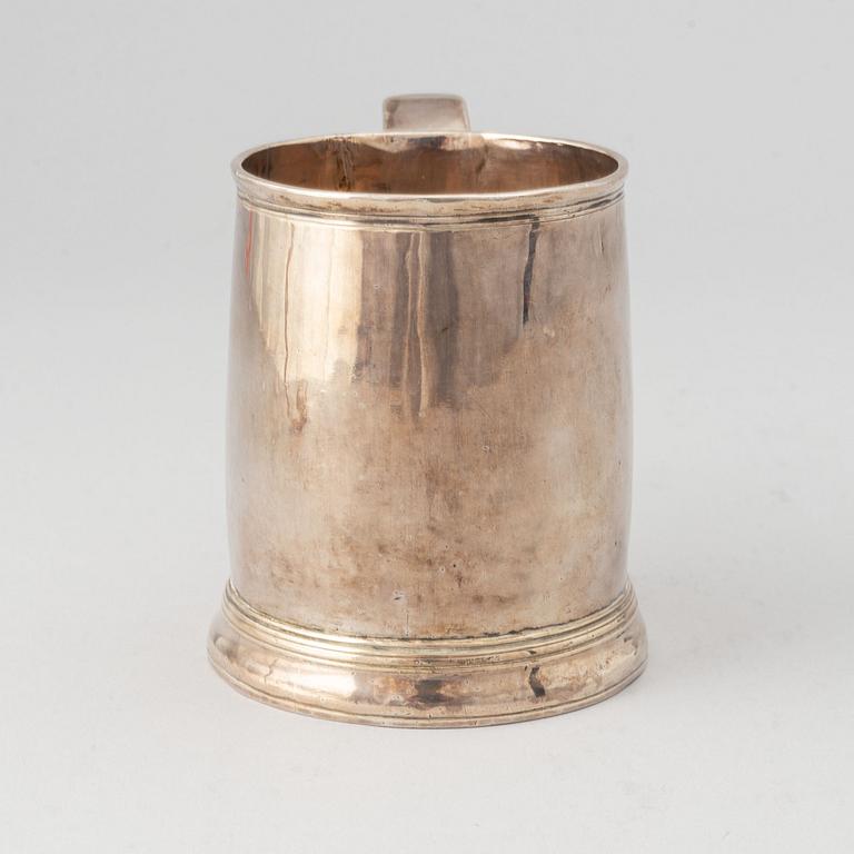 Joseph Clare I, stop, silver London 1719.