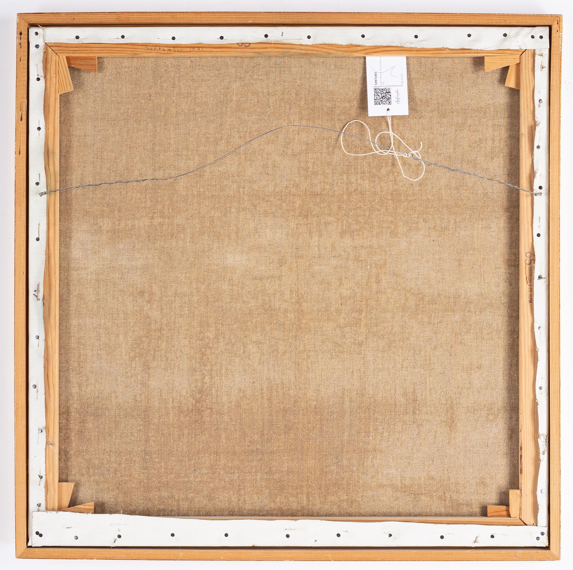 Karin Olsson, oil on canvas, signed.