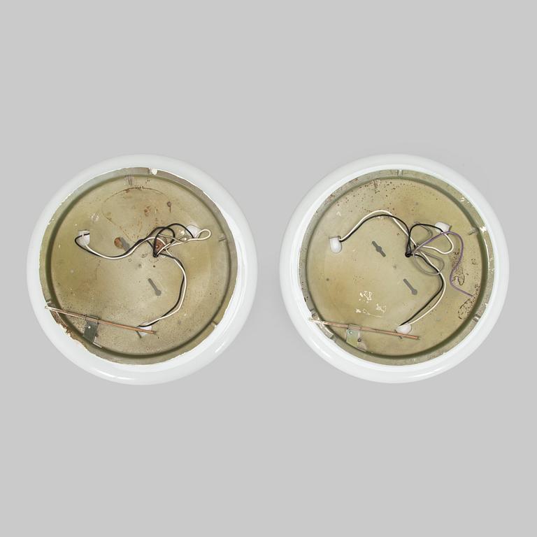 Lisa Johansson-Pape, A set of two mid-20th century ceiling lights, model 1116, Orno, Finland.