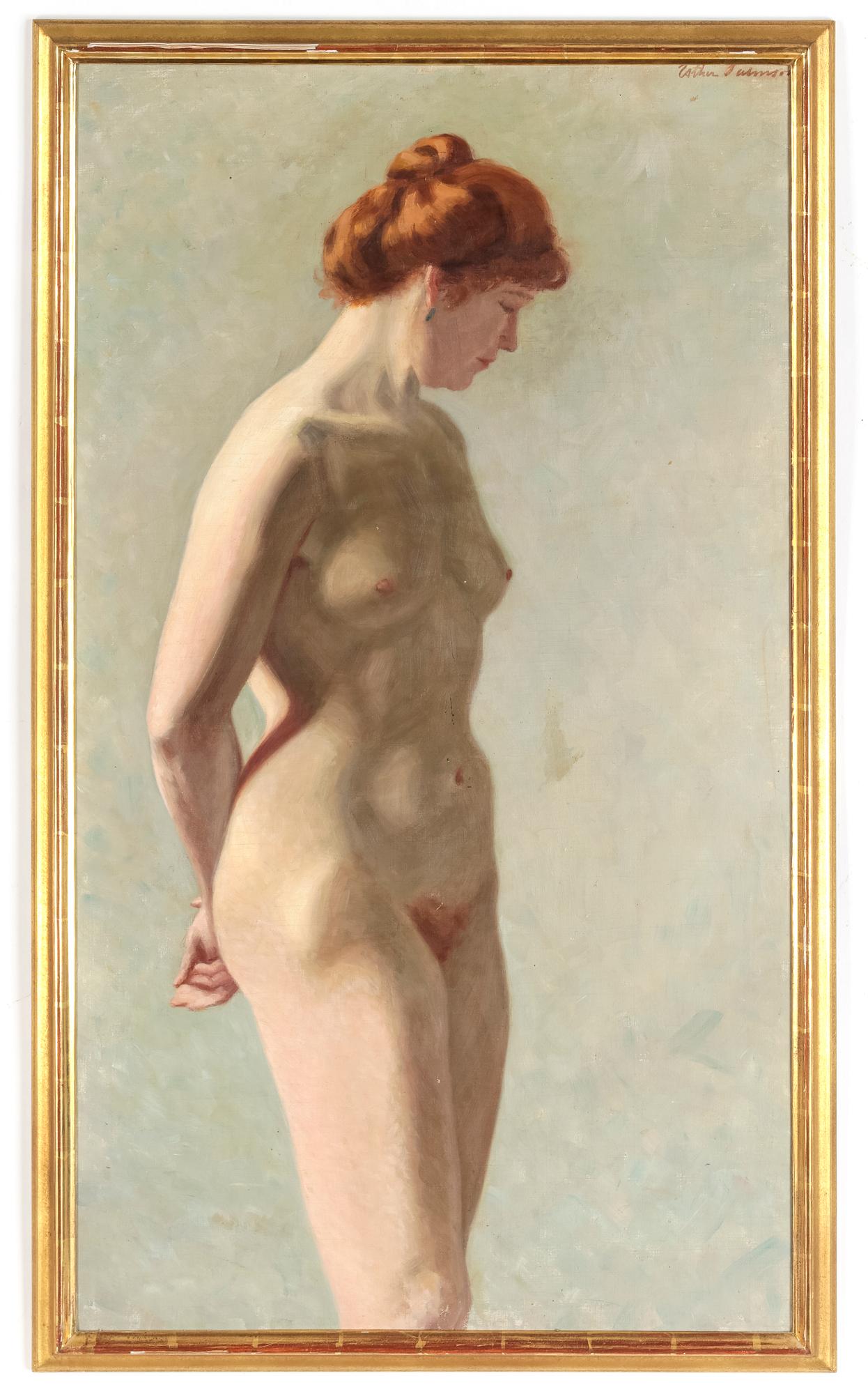 ESTHER SALMSON, olja på duk, signerad.