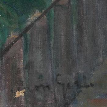 ARON GERLE, olja på duk. sign.