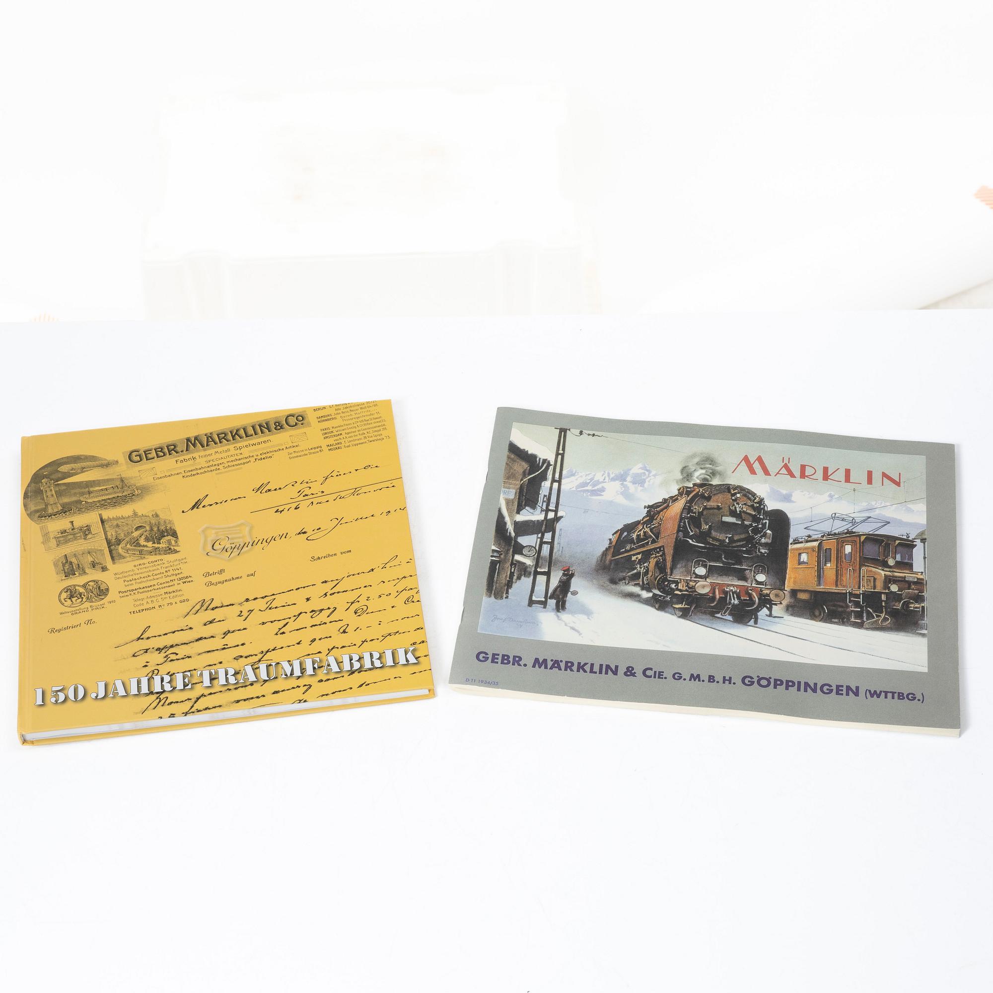 Märklin, Böcker och kataloger, 26 volymer.