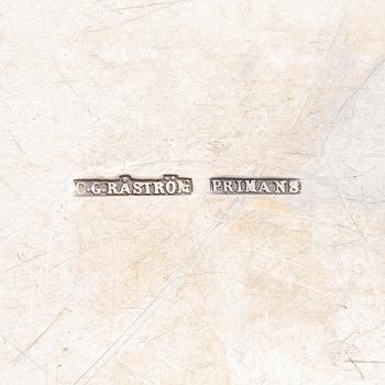 C.G. Råström, two silver plated soufflé dishes, mid 20th century.