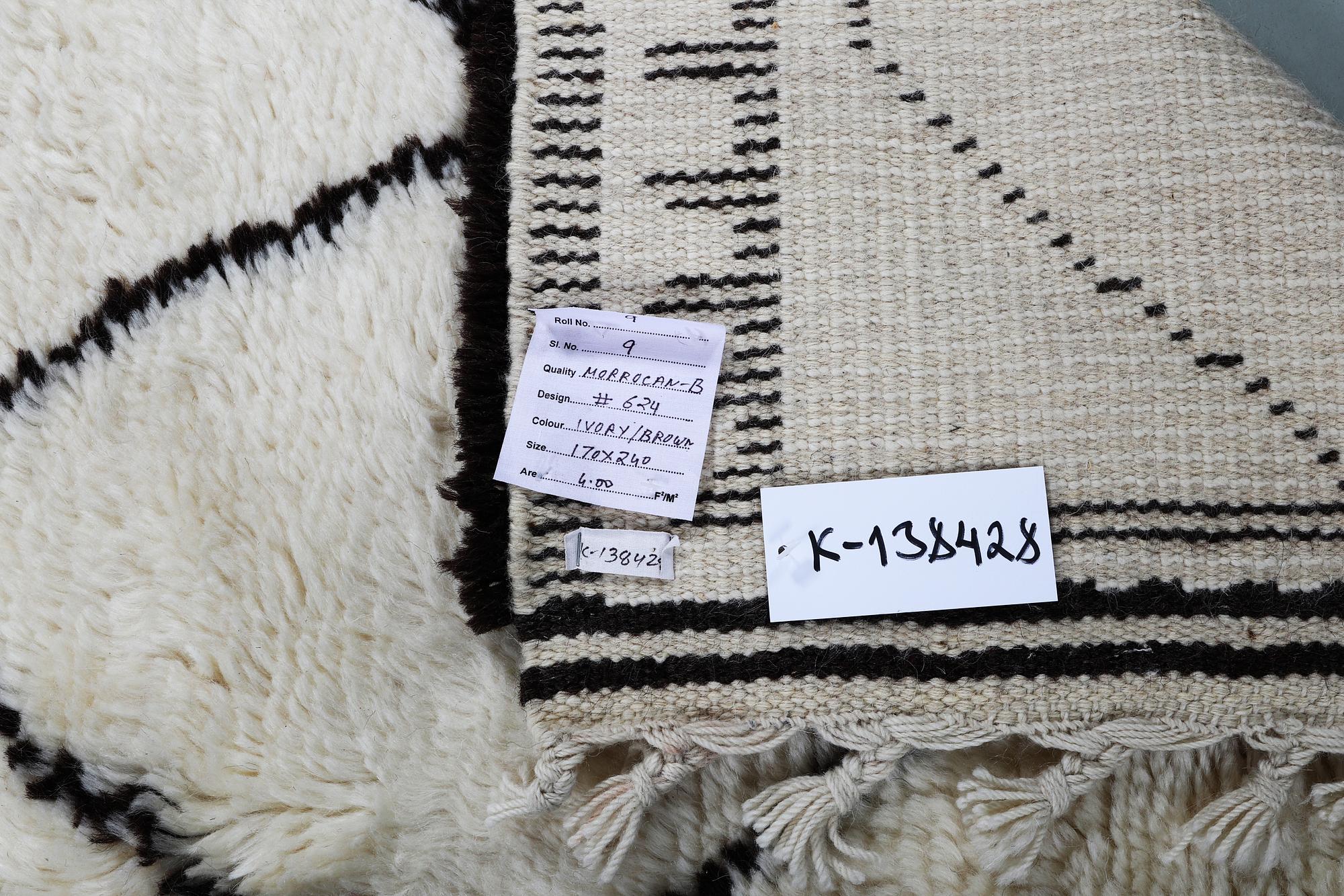 A carpet, Morocco, 240 x 170 cm.