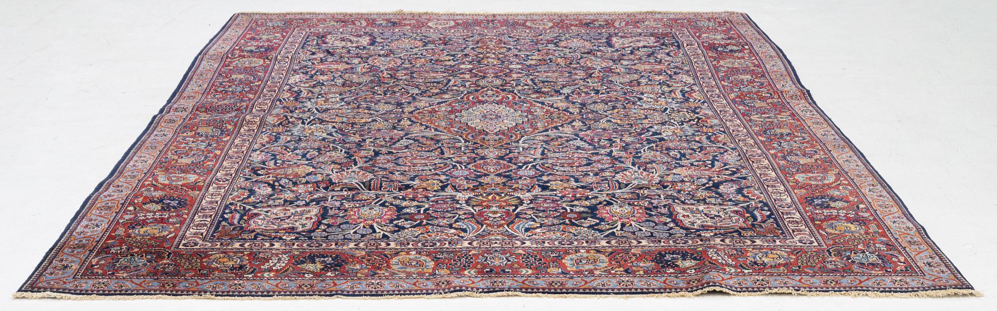 Rug, Keshan, semi-antique, approx. 293 x 222 cm.