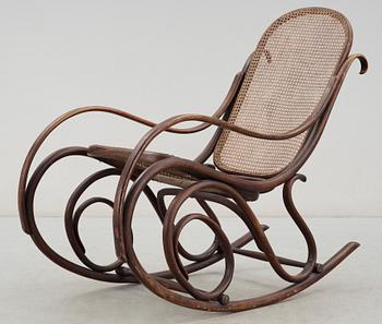 GUNGSTOL, av Thonet-typ, sekelskiftet 1900.