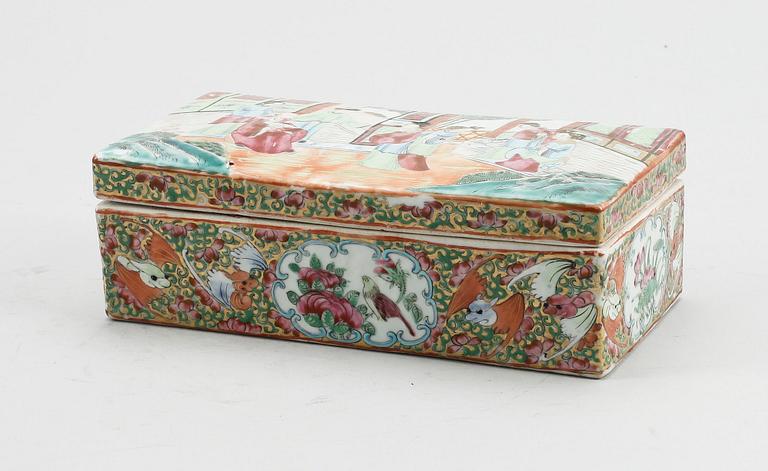 ASK, porslin, Kanton, Kina, 1800-tal.