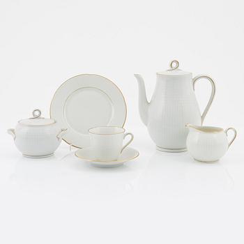 Louise Adelborg, a 24-piece 'Gracil' coffee service from Rörstrand.