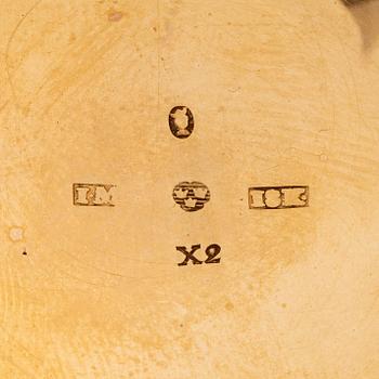 An 18k gold watch by Anders Hoberg (watchmaker in Stockholm 1797-1834).