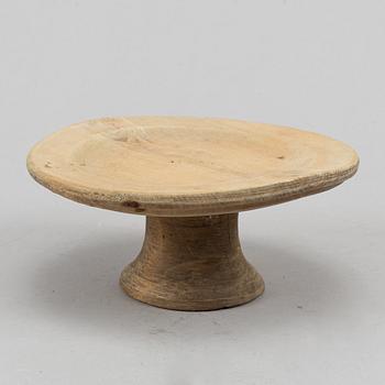 A Swedish wooden bowl and dish, 19th-20-th century.