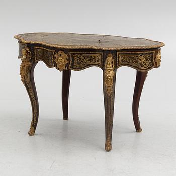 A Boulle style desk, second half of the 19th Century.