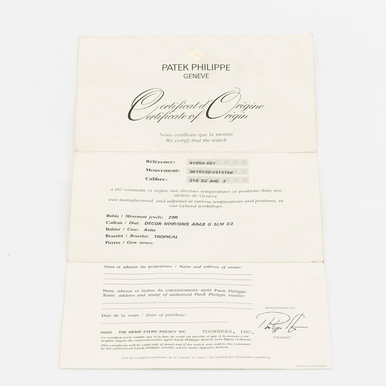 Patek Philippe, Aquanaut, "315-Movement", ca 2007.