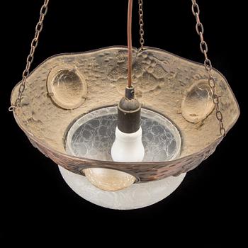 An early 1900s ceiling light.