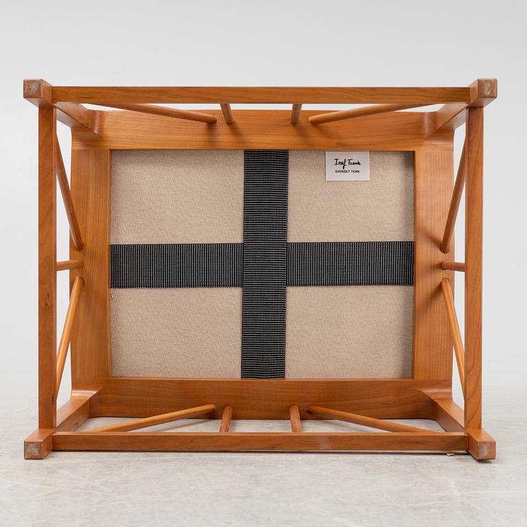 Josef Frank, a model 1063 cherry wood stool, Firma Svenskt Tenn, 21st Century.