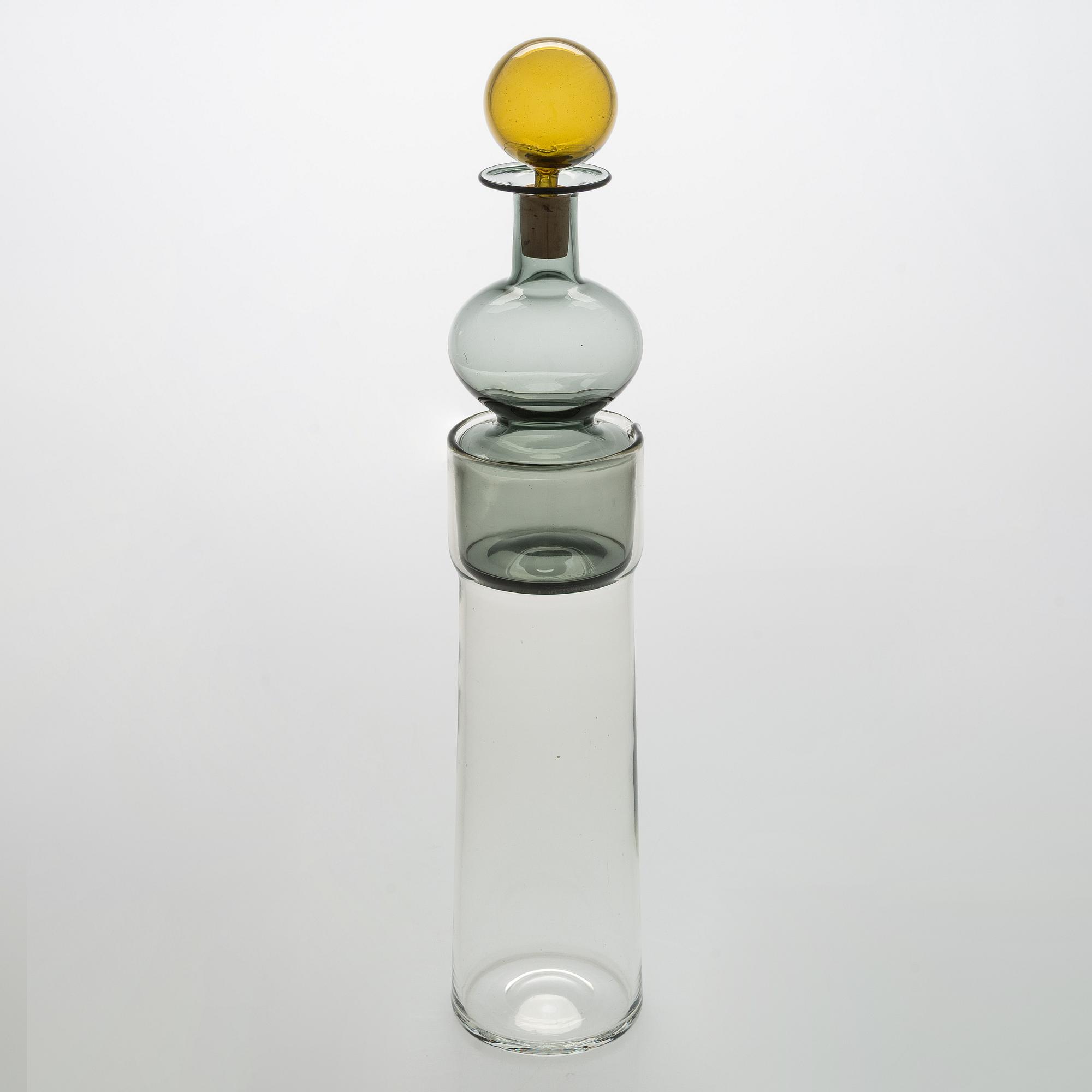 Kaj Franck, a decanter 'The Bells of Kremlin', signed K. Franck, Nuutajärvi, Notsjö -61.