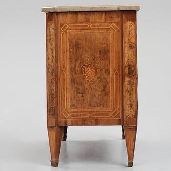 A Gustavian commode, attributed to C Lindborg (master 1781-1808).