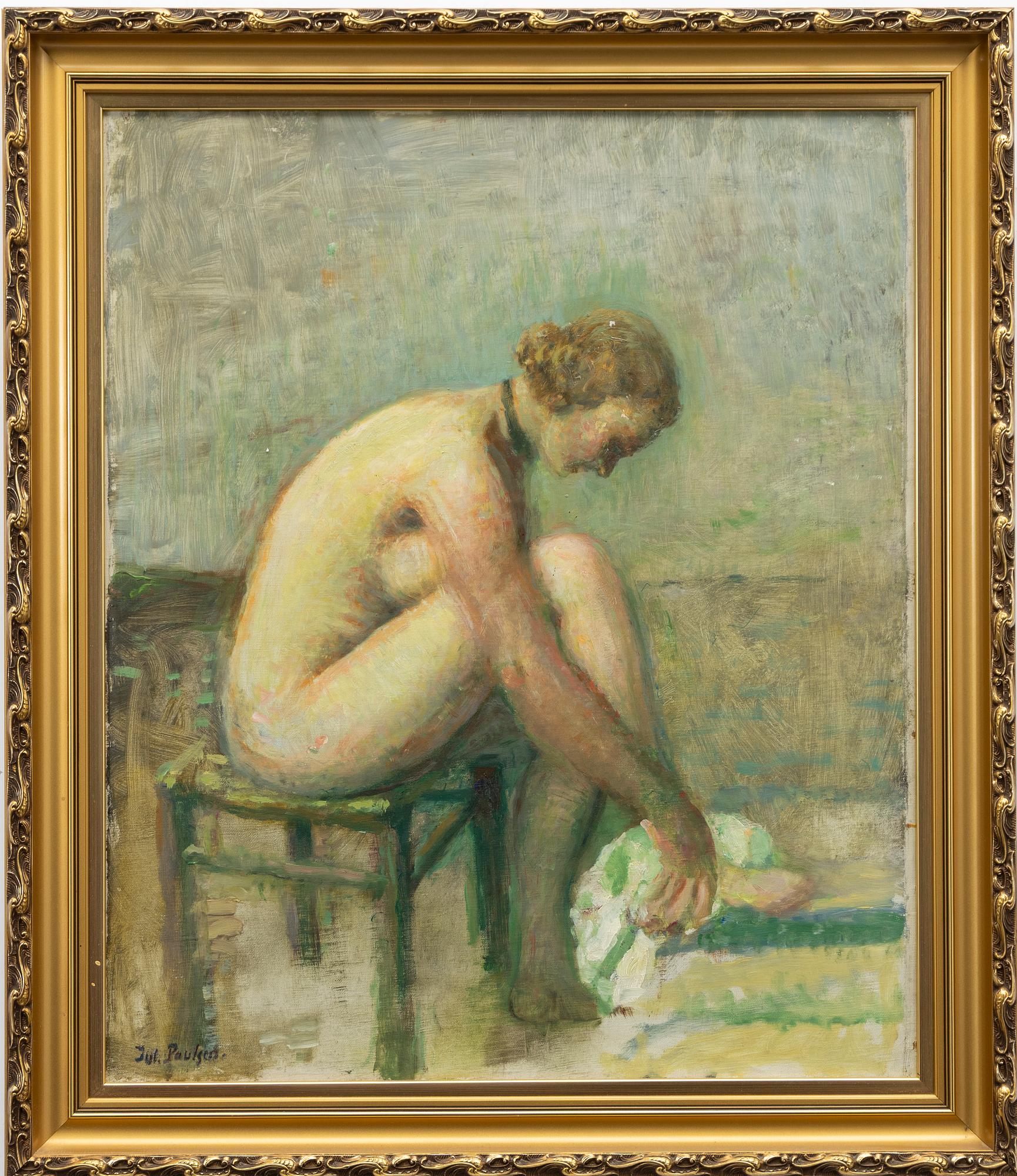 Julius Paulsen, Morning toilet.