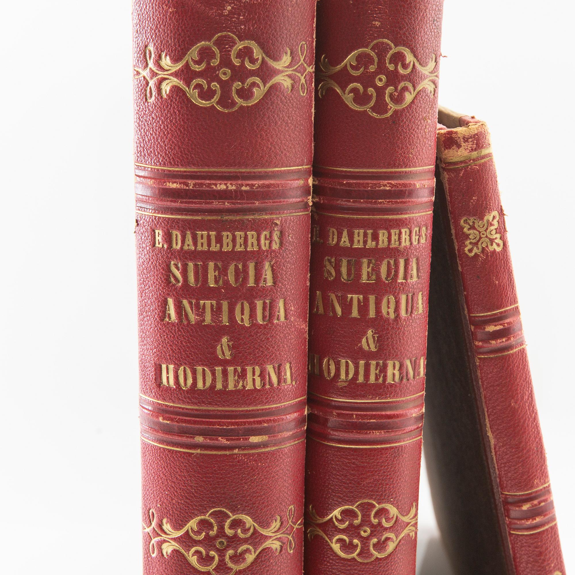 Erik Dahlberg Sweden ancient and modern. 1856, as well as description, Huldberg's Bookstore, Stockholm.